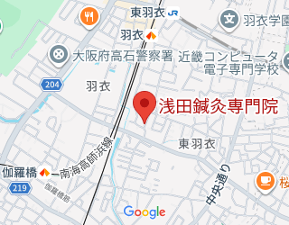 浅田鍼灸専門院へのアクセスマップ